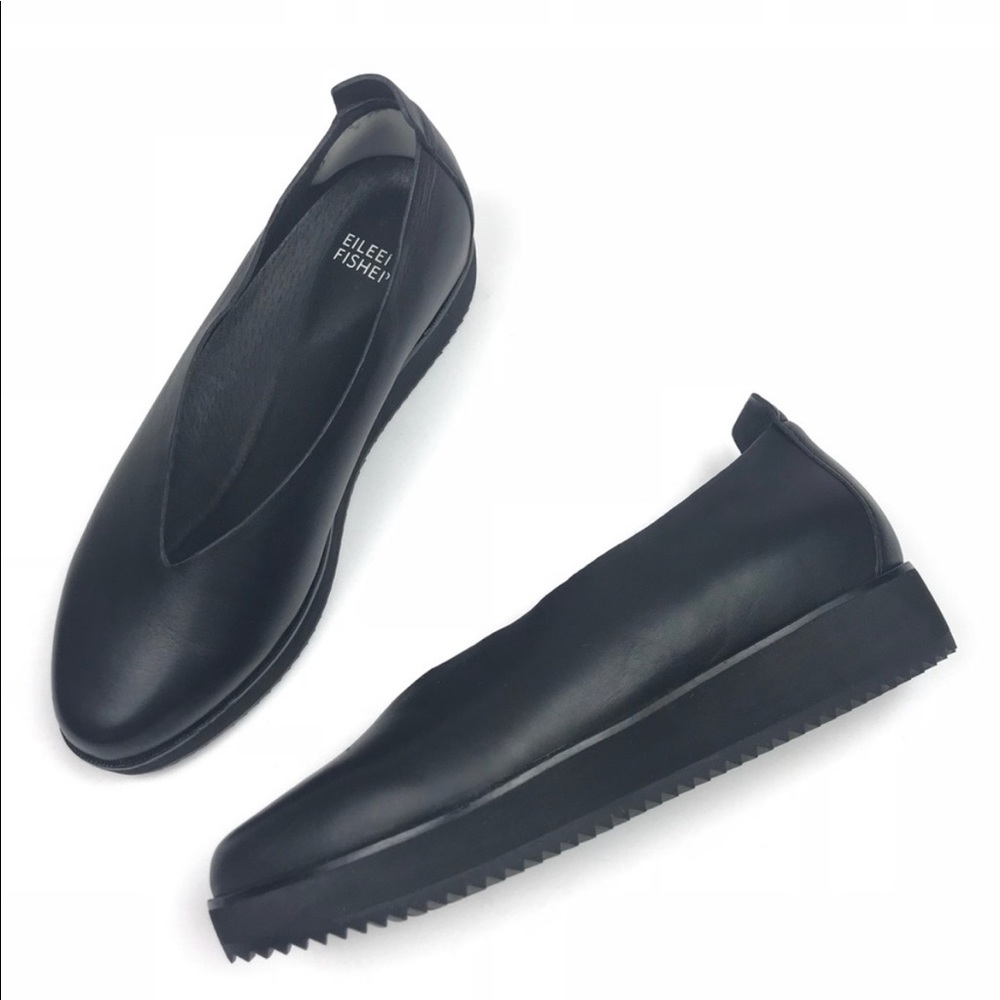 Eileen Fisher Canoe 2 Platform Flats (8)